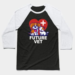 Future Vet, Future Veterinarian Vet Tech Vet Major Veterinary School Baseball T-Shirt